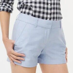 J. Crew Classic Oxford Short. Blue. 100% cotton.  Style #H5167. Size:12